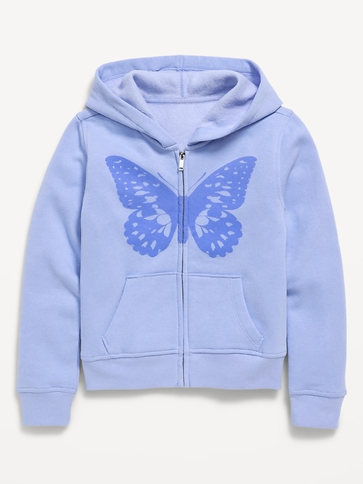 Image number 2 showing, Fitted Long-Sleeve Graphic Hoodie for Girls