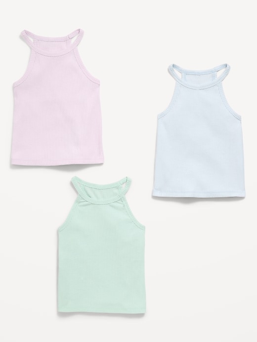 L'image numéro 2 présente Camisole bain de soleil ajustée pour toute-petite fille (paquet de 3)