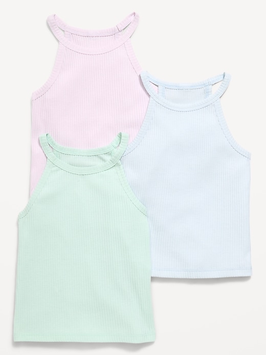 L'image numéro 1 présente Camisole bain de soleil ajustée pour toute-petite fille (paquet de 3)