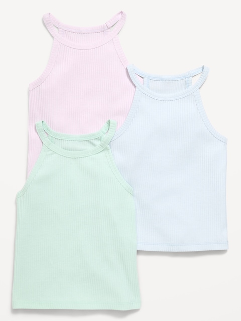 CAMISOLE BAIN DE SOLEIL AJUSTÉE POUR TOUTE-PETITE FILLE (PAQUET DE 3)