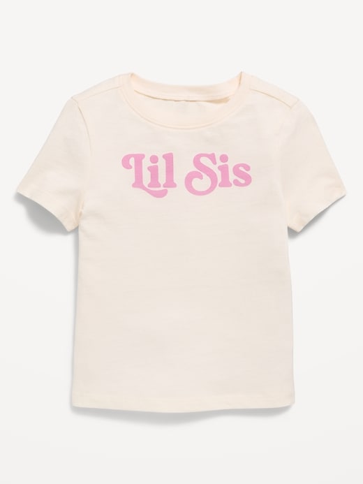 Image number 1 showing, Short-Sleeve Graphic T-Shirt for Toddler Girls