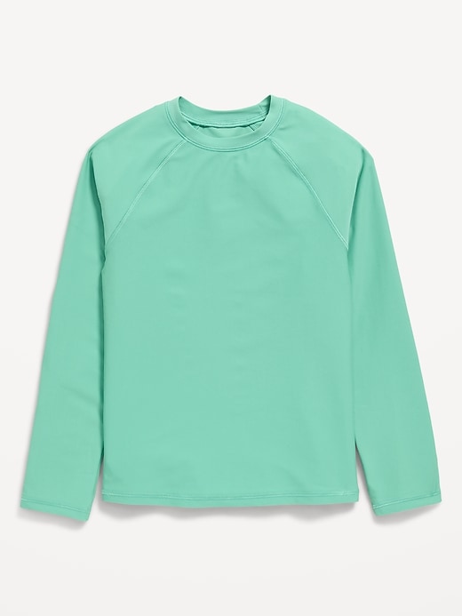 Image number 1 showing, Long-Sleeve Rashguard Swim Top for Boys