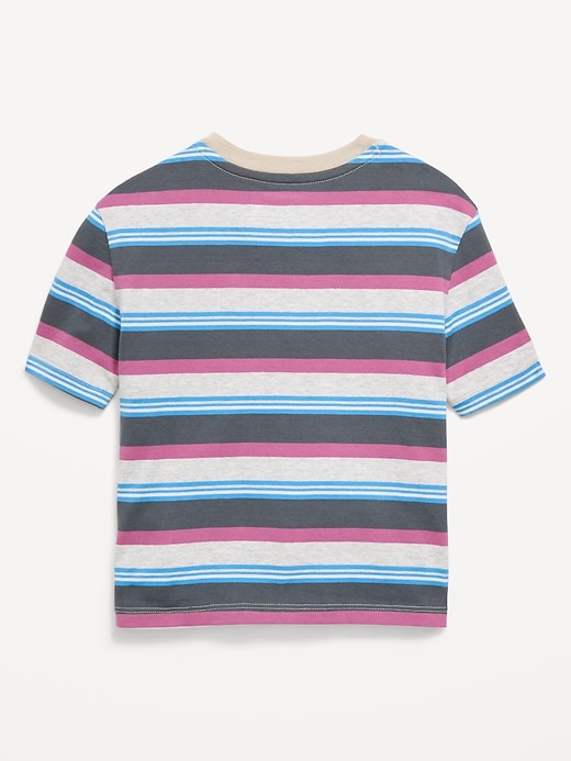 Image number 2 showing, Oversized Short-Sleeve Utility Pocket T-Shirt for Toddler Boys