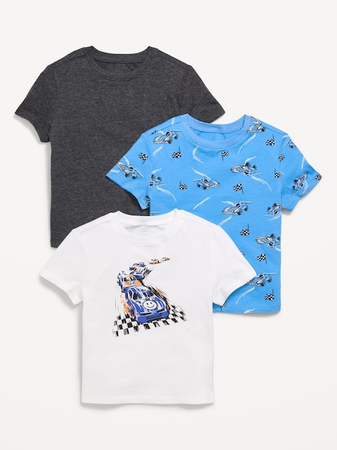 Short-Sleeve T-Shirt 3-Pack for Toddler Boys