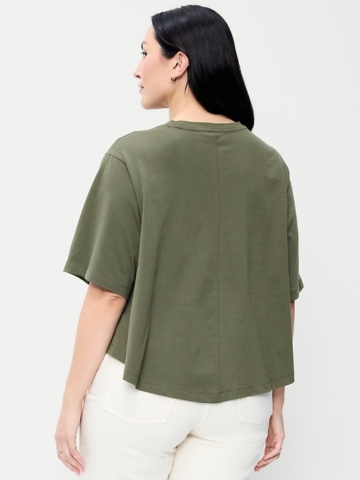 Image number 6 showing, Short-Sleeve Trapeze T-Shirt