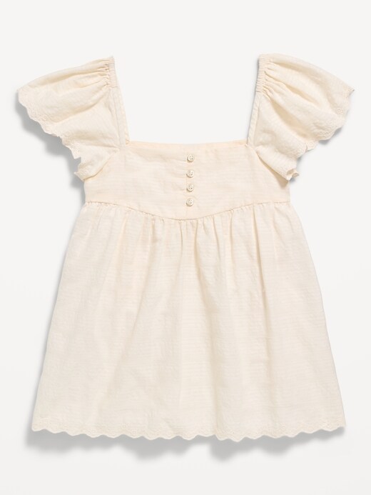 L'image numéro 2 présente Haut texturé à manches flottantes pour fille