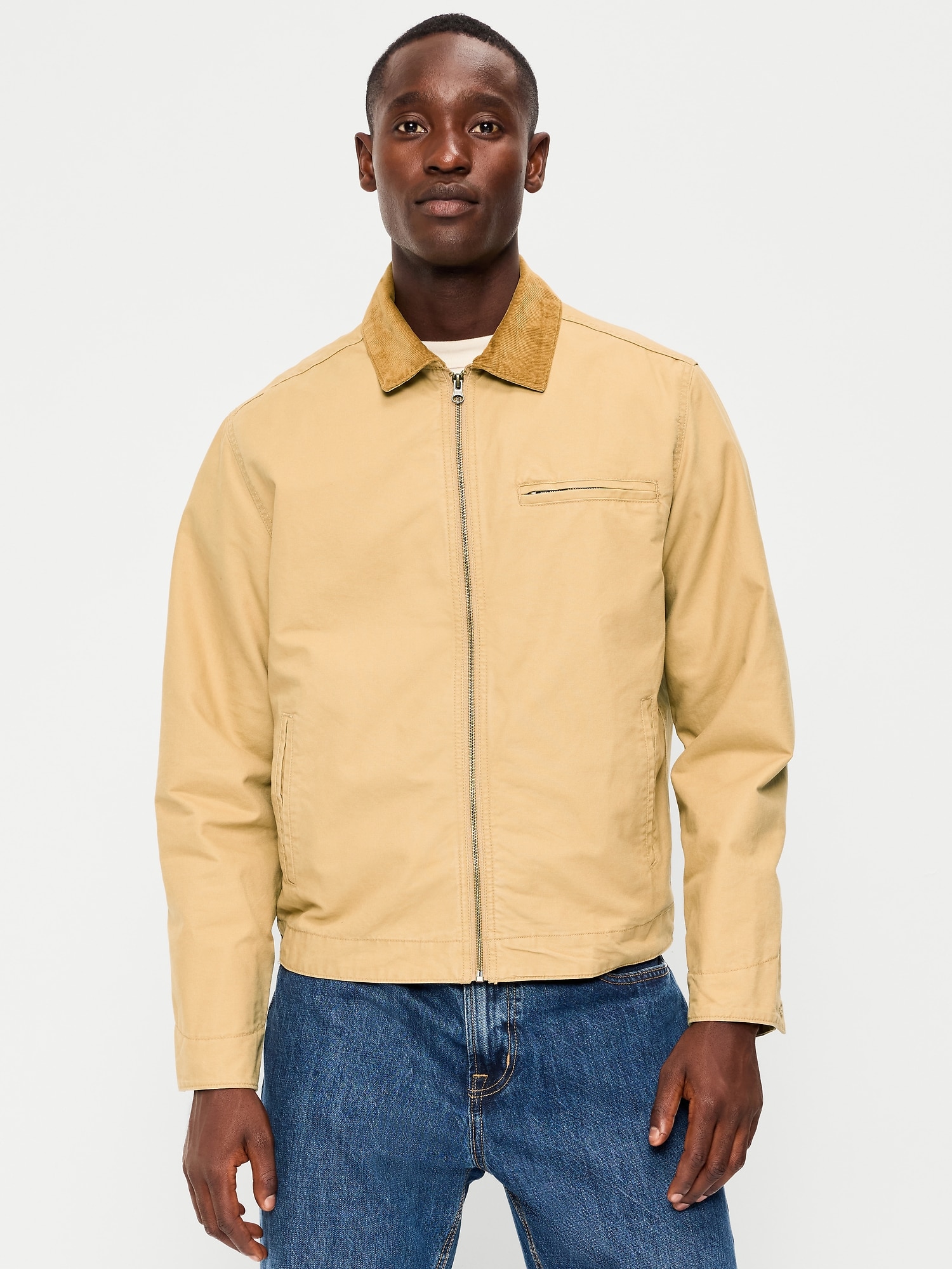 Cropped Canvas Barn Jacket