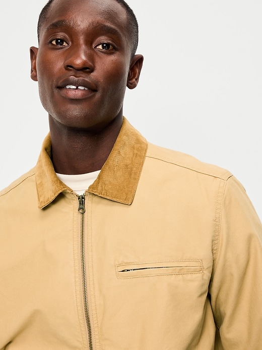 Image number 4 showing, Cropped Canvas Barn Jacket
