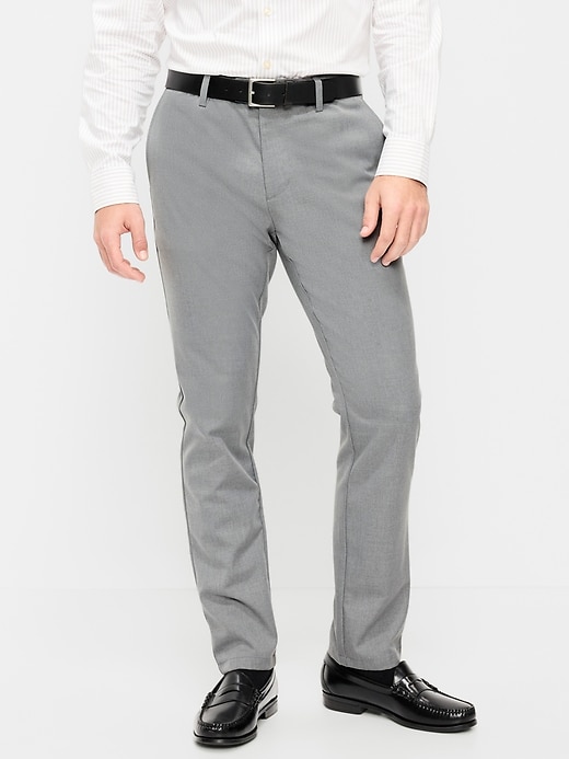 Image number 3 showing, Slim-Fit Twill Dress Pants