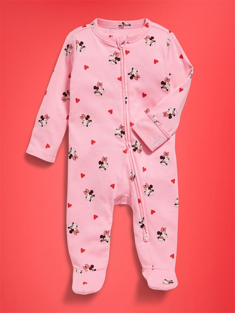 Old Navy x Disney Sleep & Play 2-Way-Zip Footed One-Piece for Baby