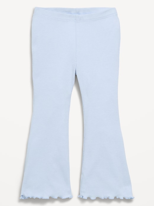 Image number 1 showing, Ribbed Flared Leggings for Toddler Girls