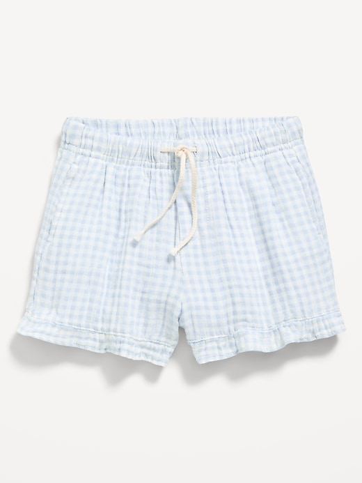 Image number 1 showing, Double-Weave Shorts for Toddler Girls
