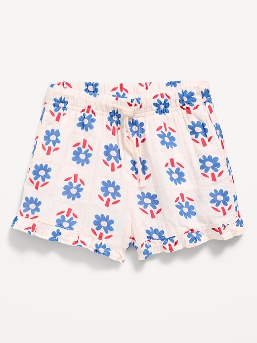 Image number 1 showing, Double-Weave Shorts for Toddler Girls