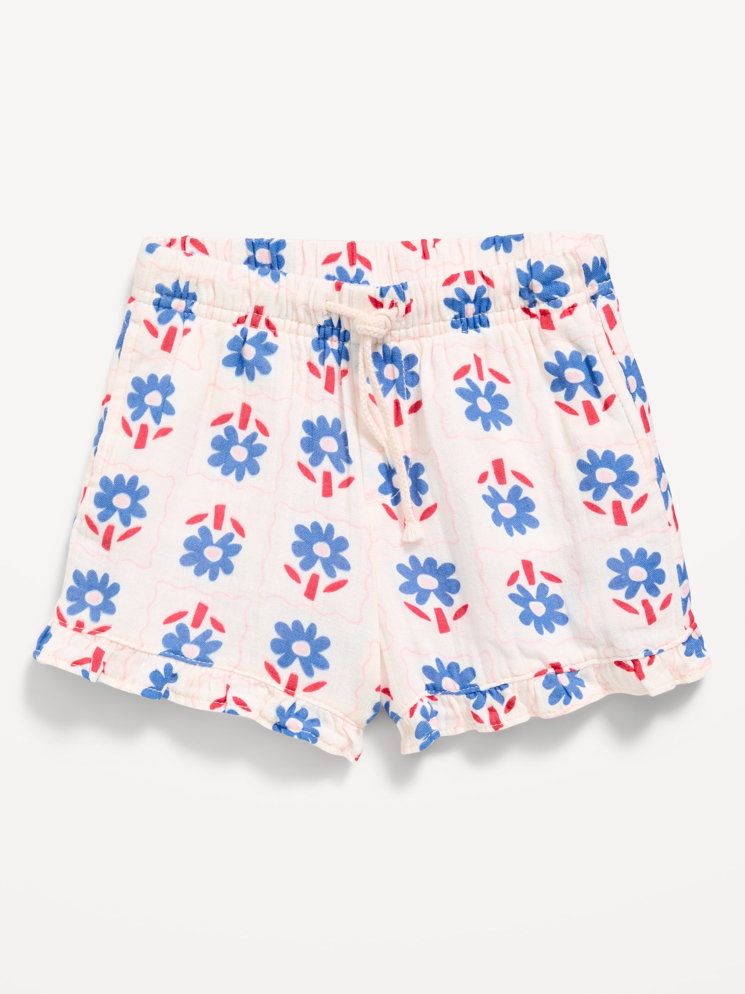 Double-Weave Shorts for Toddler Girls