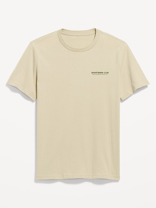 Image number 1 showing, Crew-Neck Graphic T-Shirt