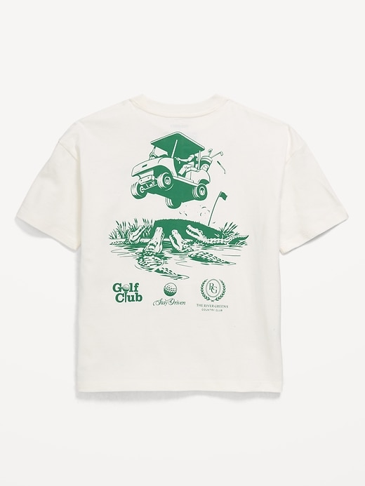 Image number 2 showing, Oversized Short-Sleeve Graphic T-Shirt for Boys