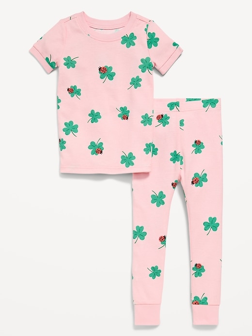 Image number 1 showing, Printed Unisex Pajama Set for Toddler & Baby