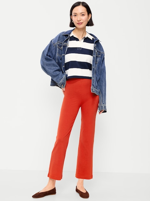 High-Waisted Fashion Flare Leggings