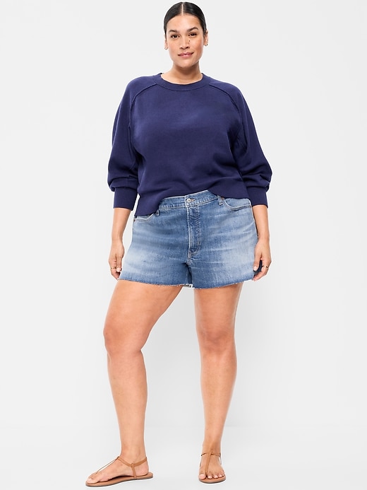 Image number 6 showing, High-Waisted OG Jean Shorts -- 4-inch inseam