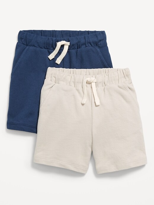 Image number 1 showing, French-Terry Jogger Shorts 2-Pack for Toddler Boys