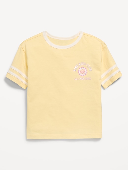Image number 1 showing, Oversized Graphic T-Shirt for Toddler Girls