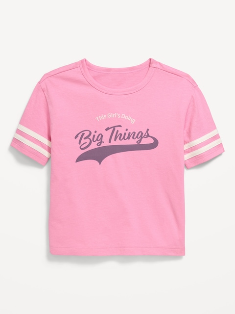 Oversized Graphic T-Shirt for Toddler Girls