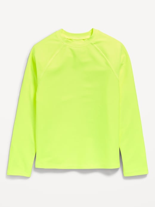 Image number 1 showing, Long-Sleeve Rashguard Swim Top for Boys