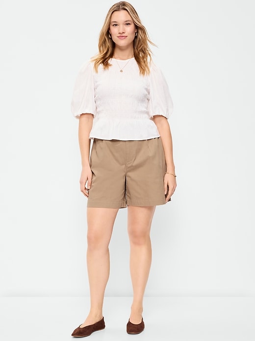 Image number 5 showing, High-Waisted OGC Chino Shorts -- 6-inch inseam