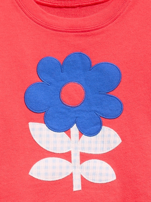 Image number 3 showing, Long-Sleeve Graphic Sweatshirt and Skirt Set for Toddler Girls