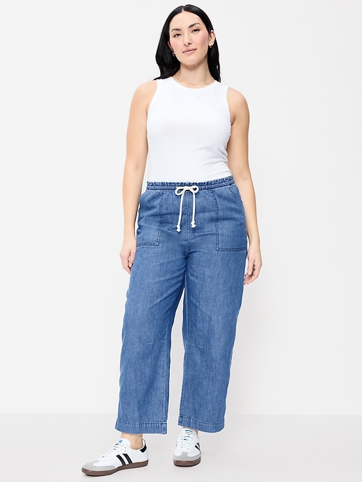 Image number 6 showing, High-Waisted Utility Ankle Pants