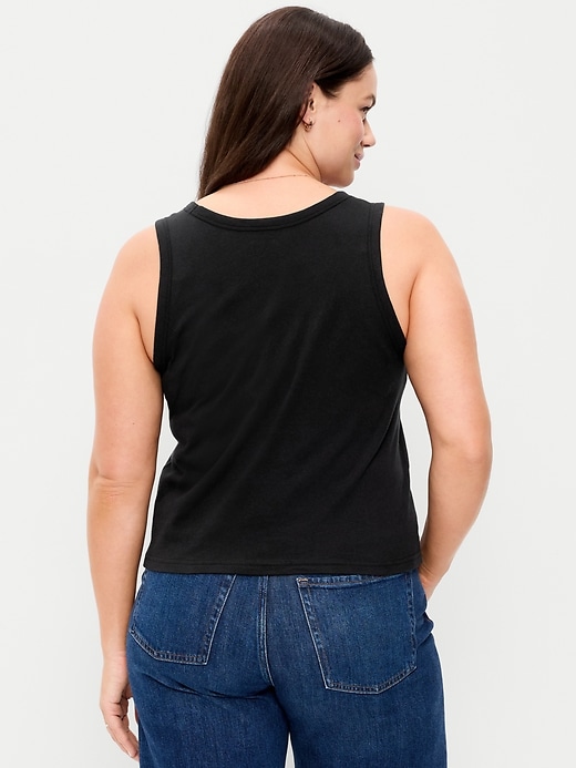 Image number 6 showing, Relaxed Scoop-Neck Tank Top