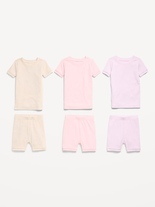 Image number 2 showing, Ribbed Snug-Fit Pajama 6-Piece for Toddler & Baby