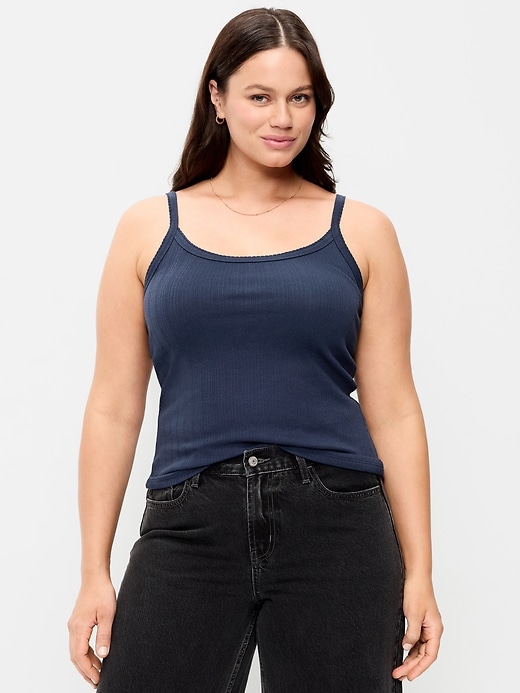 Image number 6 showing, Pointelle Cami Tank Top