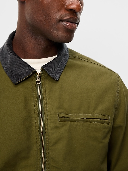 Image number 6 showing, Cropped Canvas Barn Jacket