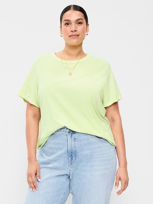 L'image numéro 7 présente T-shirt passe-partout ras du cou