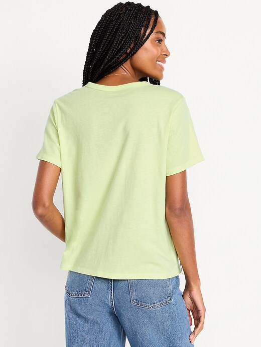 L'image numéro 2 présente T-shirt passe-partout ras du cou