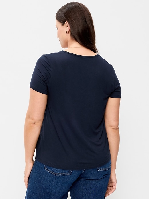 Image number 6 showing, Luxe V-Neck T-Shirt