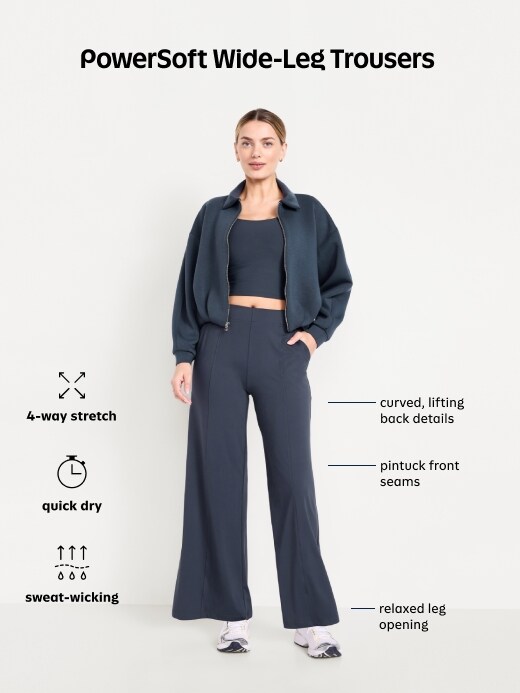 L'image numéro 9 présente Pantalon de tailleur PowerSoft à taille haute