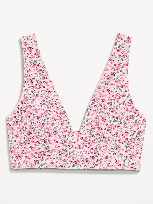 Image number 2 showing, Pique Longline Bikini Swim Top