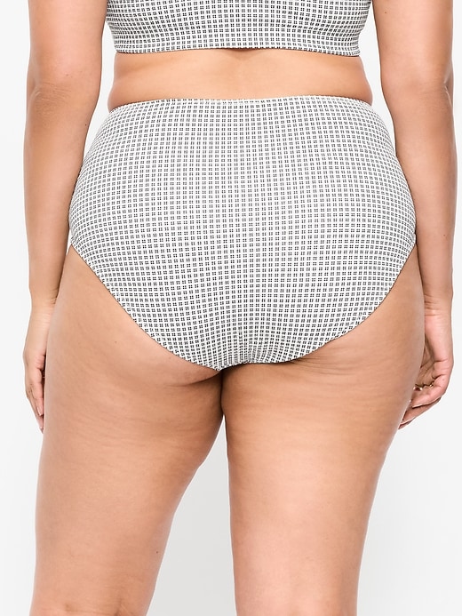 Image number 8 showing, High-Waisted Pique Bikini Swim Bottoms