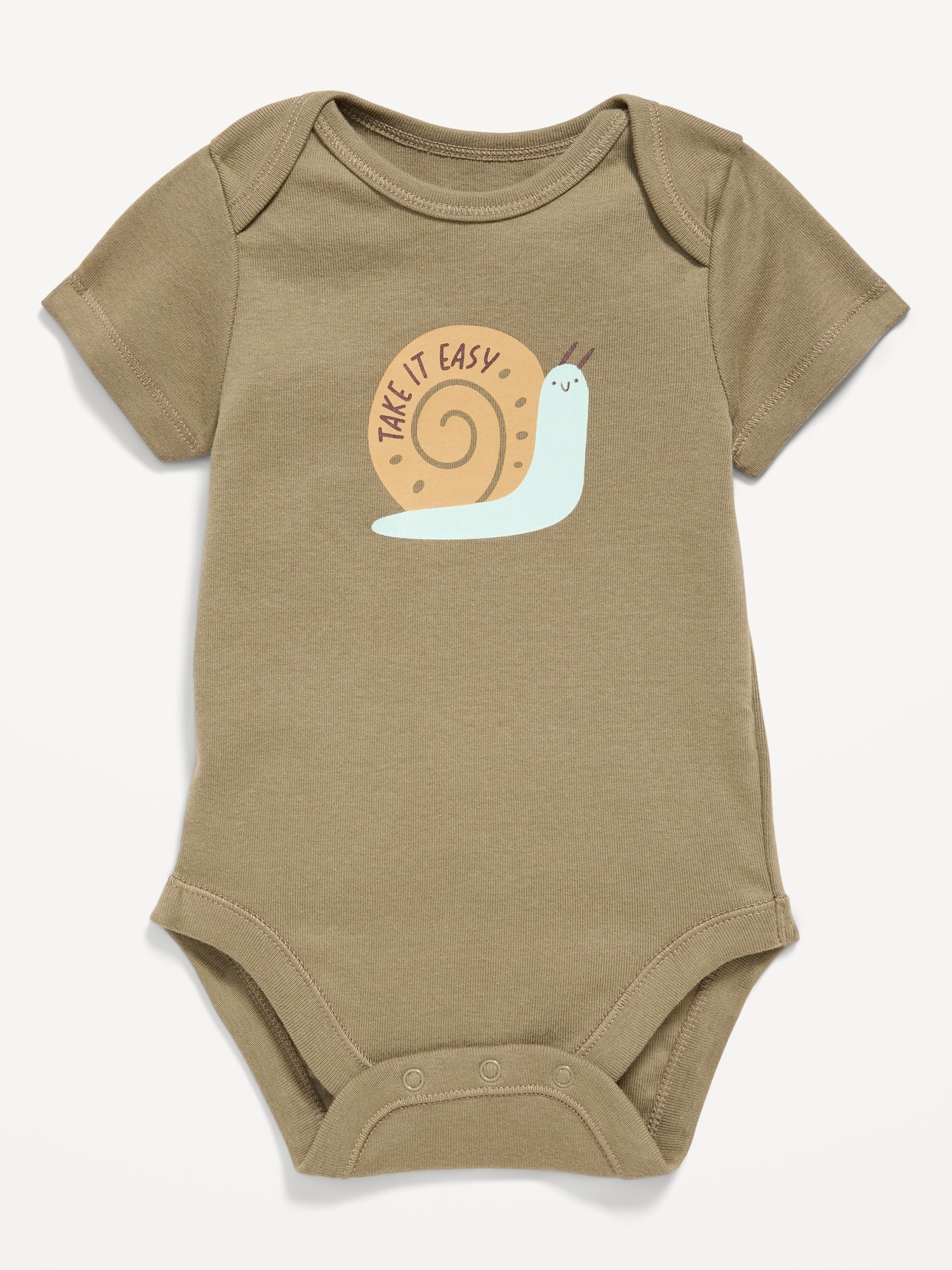 Short-Sleeve Graphic Bodysuit for Baby