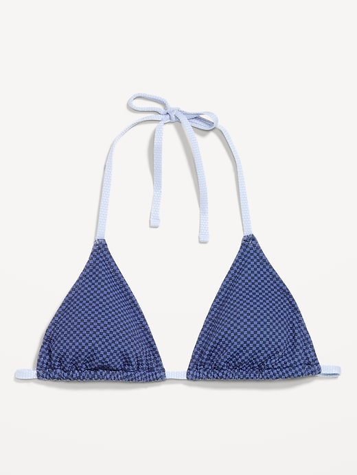 Image number 4 showing, Triangle String Bikini Swim Top