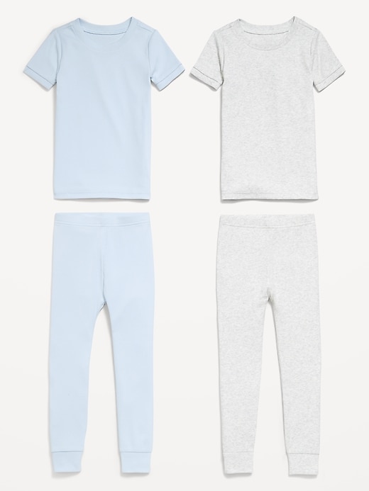 Image number 2 showing, Printed Snug-Fit Pajama 4-Piece for Toddler & Baby