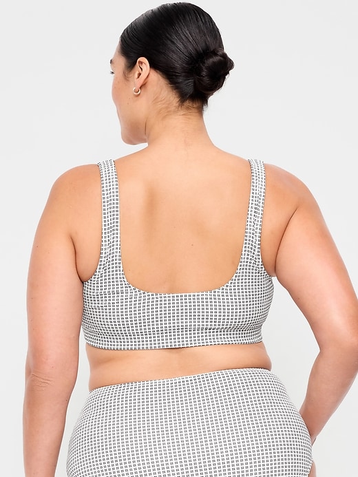 Image number 8 showing, Pique Scoop-Neck Swim Top