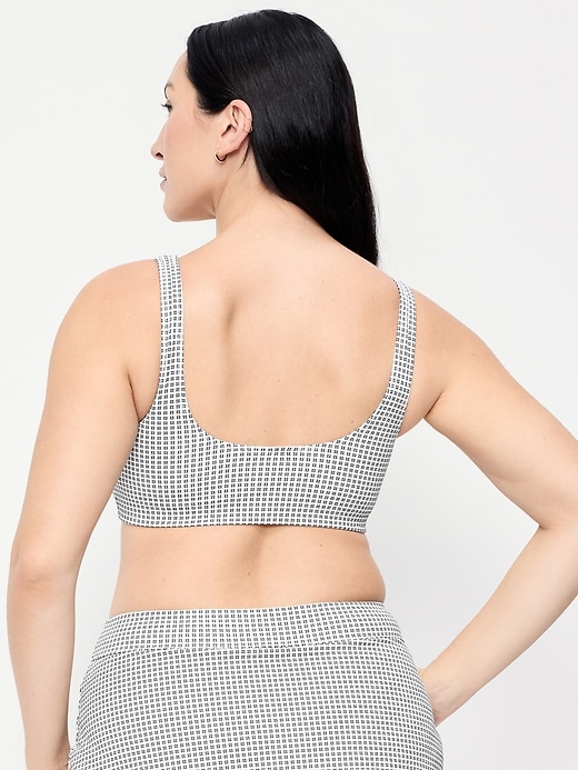 Image number 6 showing, Pique Scoop-Neck Swim Top