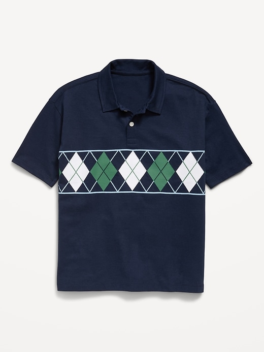 Image number 1 showing, Oversized Polo Shirt for Boys