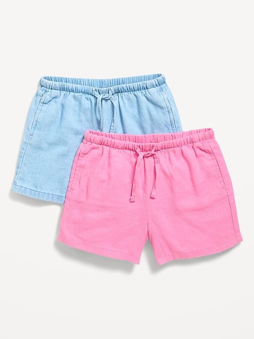 Image number 1 showing, Shorts 2-Pack for Toddler Girls
