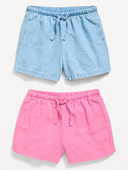 Image number 2 showing, Shorts 2-Pack for Toddler Girls