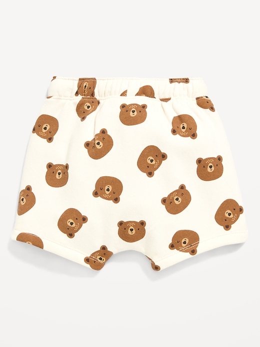 Image number 2 showing, Printed Logo-Graphic Fleece Shorts for Baby