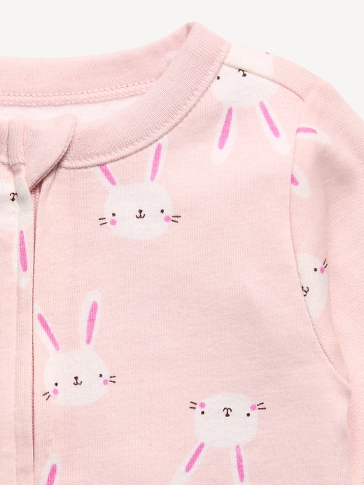 L'image numéro 2 présente Une-pièce Nuit ou jeu à pieds à glissière à double sens pour bébé